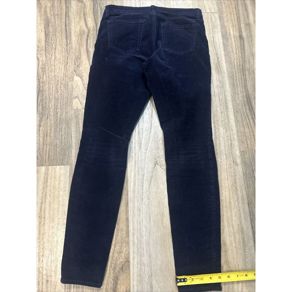Gap Womens Corduroy Pants Legging Jean Size 4 30X28" Solid Black Casual Stretch‎